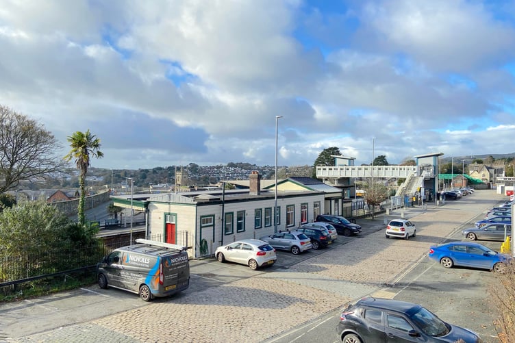 James Thornton admitted using threatening behaviour at St Austell Bus and Railway Station.
