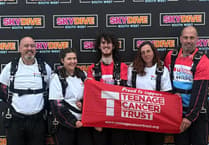 Liskeard Aldi team’s daring leap helps raises £3,500