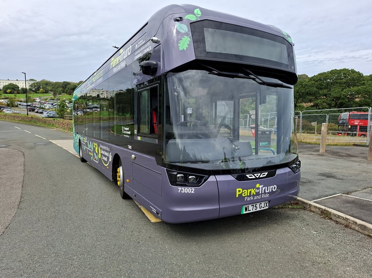 The new electric Park and Ride buses joined the Truro fleet in September, but their new livery has ruffled feathers