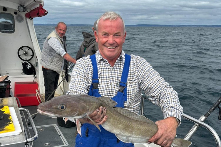 Newcomer Rob Pearce with his first ever Ling