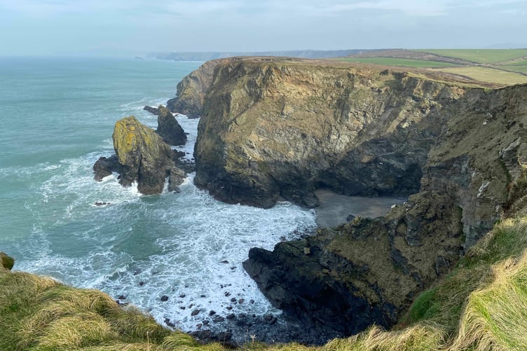 The majestic cliffs at Hell's Mouth on the north coast of the county. (Picture: Andrew Townsend)