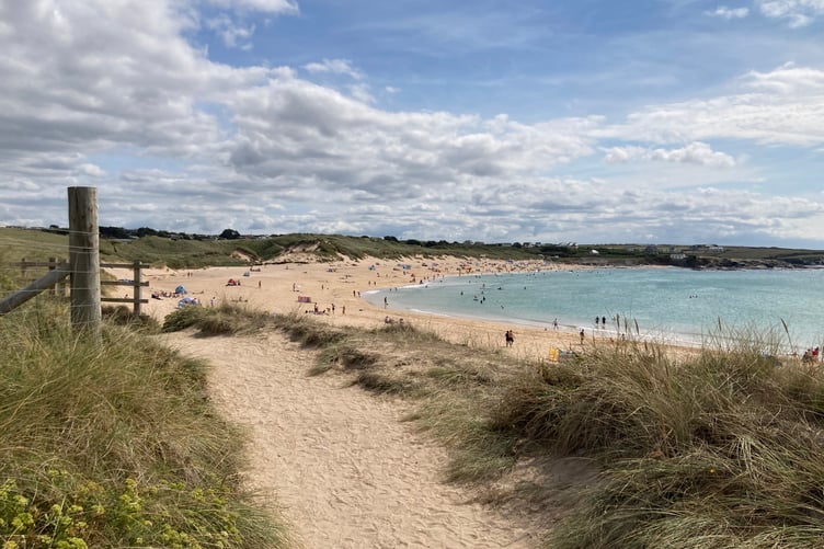 The sandy coast path approaching Constantine Bay in North Cornwall. (Picture: Andrew Townsend)