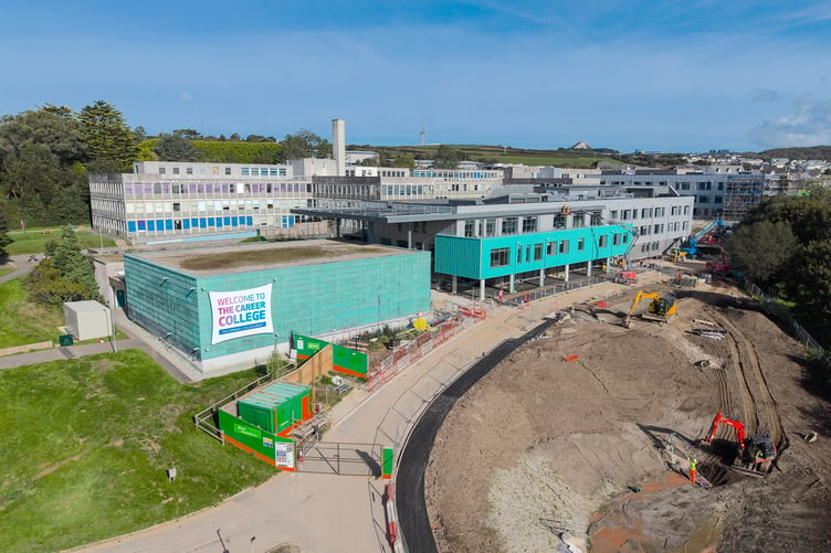 New buildings have been created next to the Keay Theatre on the Cornwall College campus. (Picture: Paul Williams)