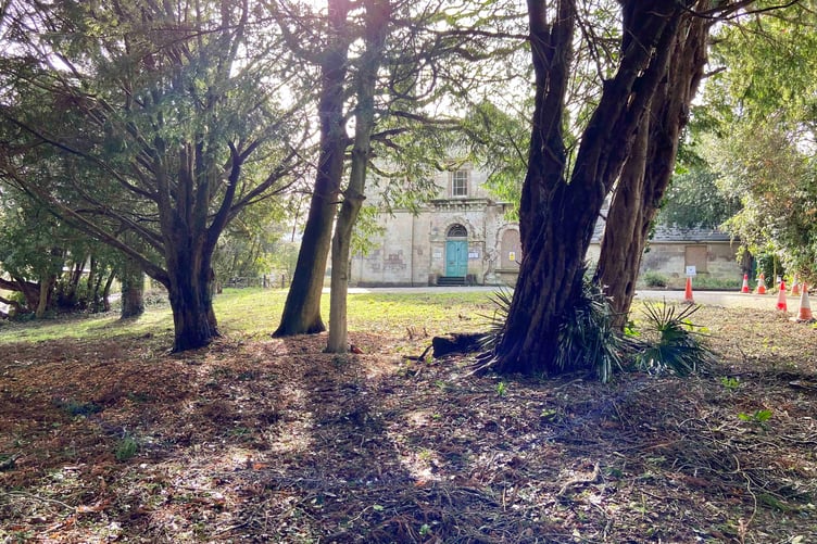 Pondhu House in St Austell stands encircled by trees. (Picture: Andrew Townsend)