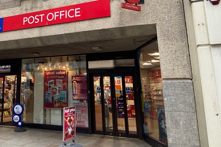 The post office in Fore Street in St Austell is due to close down just after Christmas. (Picture: Andrew Townsend)