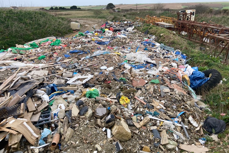 Officers using ground-penetrating radar discovered an estimated 25,734 tonnes of hazardous waste dumped (Picture: Environment Agency)