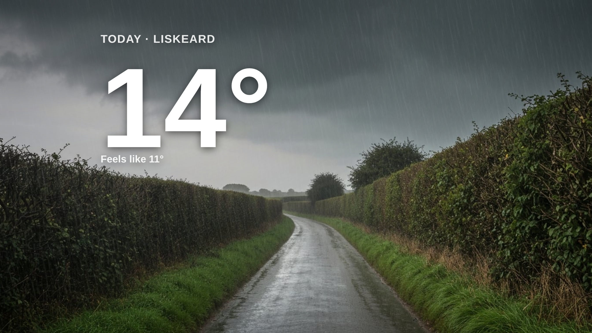 Heavy rain on the way for Liskeard - here's your Thursday forecast