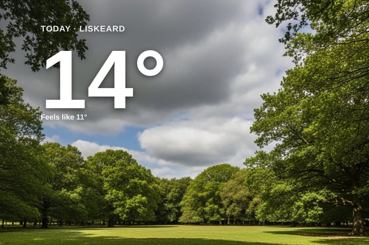 Liskeard weather: partly cloudy Friday with little chance of rain and a high of 14°C